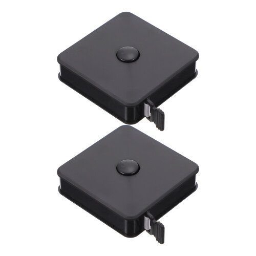 2 unidades de métricas portáteis quadradas,