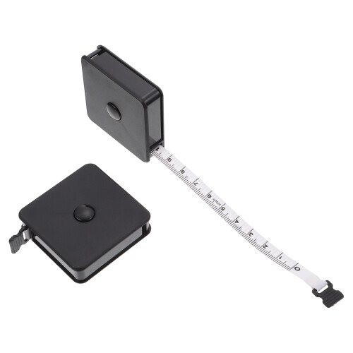 2 unidades de métricas portáteis quadradas, 2