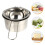 Melting Pot Set Silver Stainless Steel 1 Set 5