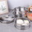 1Set Rvs Stoommand Met Duurzame Keukentool 9