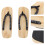 1 paar Japanse kimono sandalen ( 40) 5