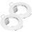 2er set einbauleuchten gu10 mit abdeckring für deckeneinbau 6