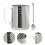1Set Tazza in Acciaio Resistente Con Cucchiaio Per Caffè E Latte 6
