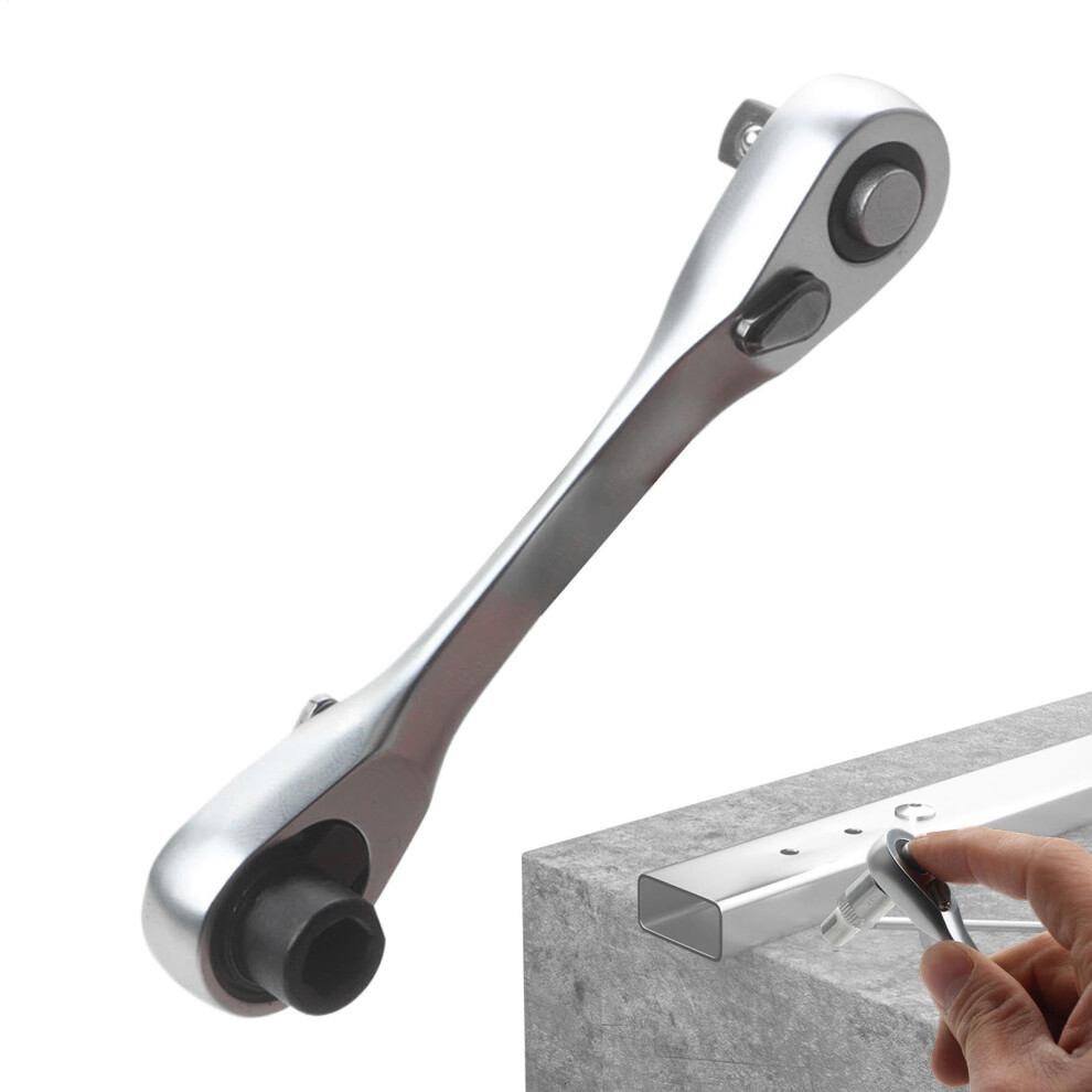 1/4 Swivel Ratchet Double-Head Small Bit Wrench, Drive Socket, Extension Bit Holder, Angled Screwdriver 9393856918379