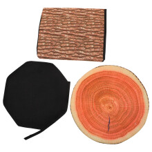 Taburete Multifuncional con Diseño Plegable, Portarevistas con Tapa