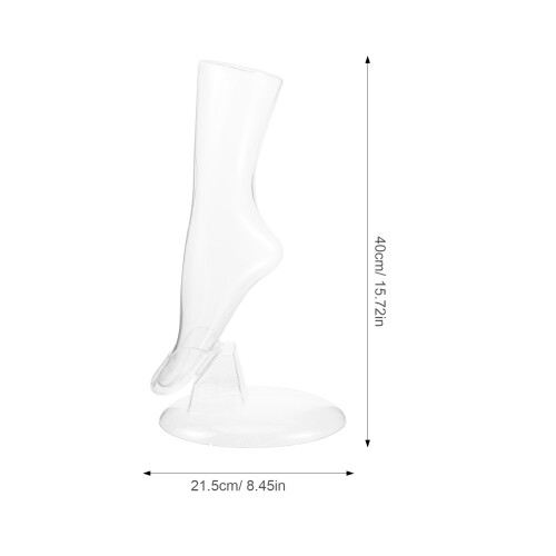 expositor de calcetines con forma de pie reutilizable 1