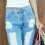 para pantalón de baile doble capa decoración disfraz 4