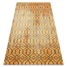 Modern carpet MUNDO D5751 glamour outdoor orange / black 160x220 cm