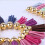 100pcs 4cm suede tassel straps for keychain or cellphone diy use 8