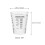 2pcs glass measuring cup with scale for milk coffee multi-use drinking 3