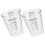 2pcs glass measuring cup with scale for milk coffee multi-use drinking 6