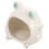 ceramic hamster house frog shape hideout cooling pet nest 10