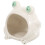 ceramic hamster house frog shape hideout cooling pet nest 9