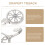 1 pair flower design alloy curtain hooks for wall decor 11
