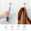 1 pair flower design alloy curtain hooks for wall decor 10