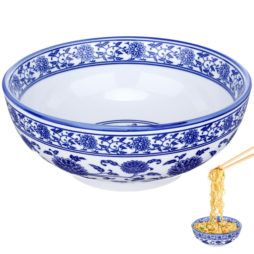 1pc chinese style ceramic bowl blue and white porcelain for home use-image-OPC-PKQDTQ5-NEW
