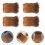 5pcs palm tree bark for landscaping, garden decor, background mulch 9