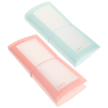 2 Pcs Storage Booklet Reusable Sticker Album Organiser Collecting