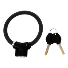 portable anti-theft lock for mountain bike fixed use