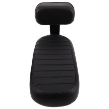 bicycle rear seat cushion for kid child carrier with backrest - black