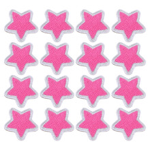 20pcs self-adhesive embroidered five-pointed star patches for clothes