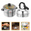 2pcs 60 min mechanical kitchen timers for baking boiling eggs 10