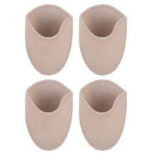 2 pairs ballet toe pads, flexible forefoot half pads for dance