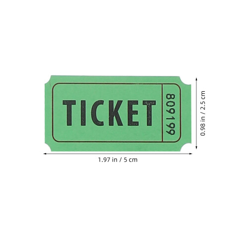 500pcs double roll raffle tickets numbered for events fundraisers 1