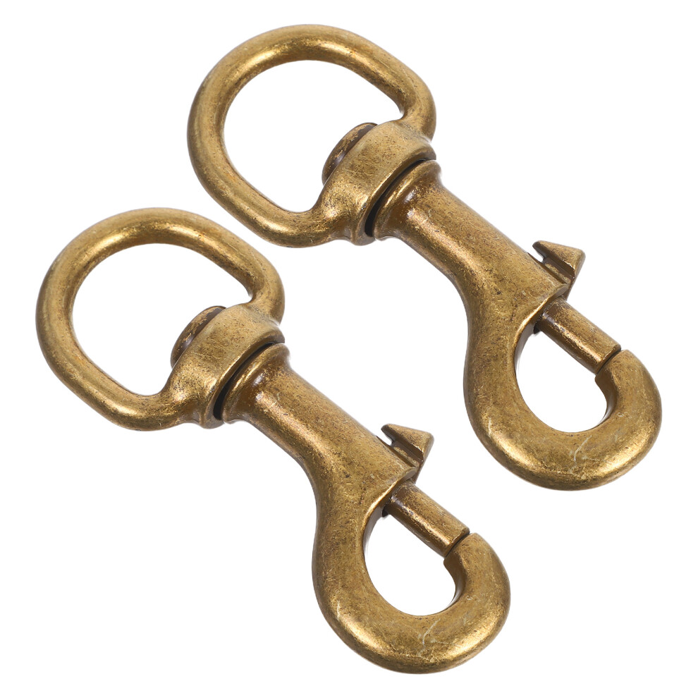 Photos - Nail / Screw / Fastener 2pcs pet collar spring hooks with swivel, alloy buckle for dogs cats