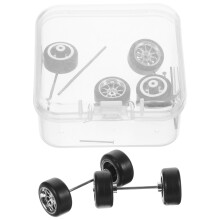 1 set rc cars replaceable wheels 1/64 scale tire for toy car