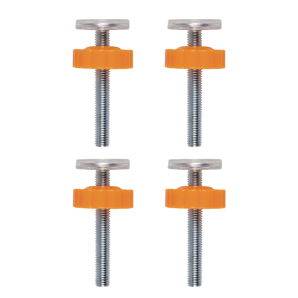 Ohphcall 4Pcs M10x8cm Gate Spindle Rod Safety Screw Adjustable Bolt Supply