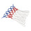 Professional Polyester Basketball Net for Training & Match - Red White Blue 7