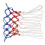 Professional Polyester Basketball Net for Training & Match - Red White Blue 12