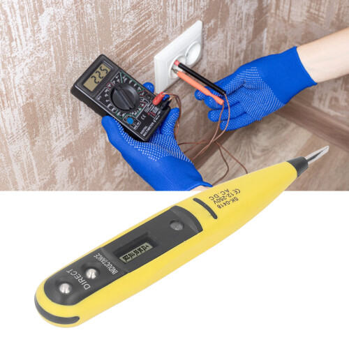 Smart 12- AC DC Volt Tester with Digital Display and Alloy Tip