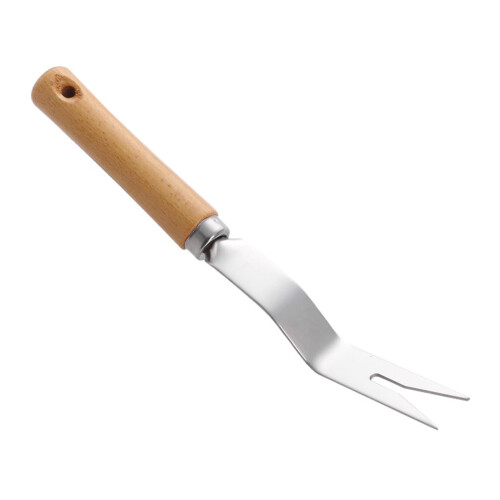 Stainless Steel Pulling Tool V-Shaped Head Ergonomic Handle For Gardening V-Shaped Fork