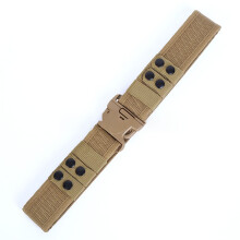 5.0CM Wide 130CM Belt Quick Release Waist Belt For Men Khaki Training Strong Buckle