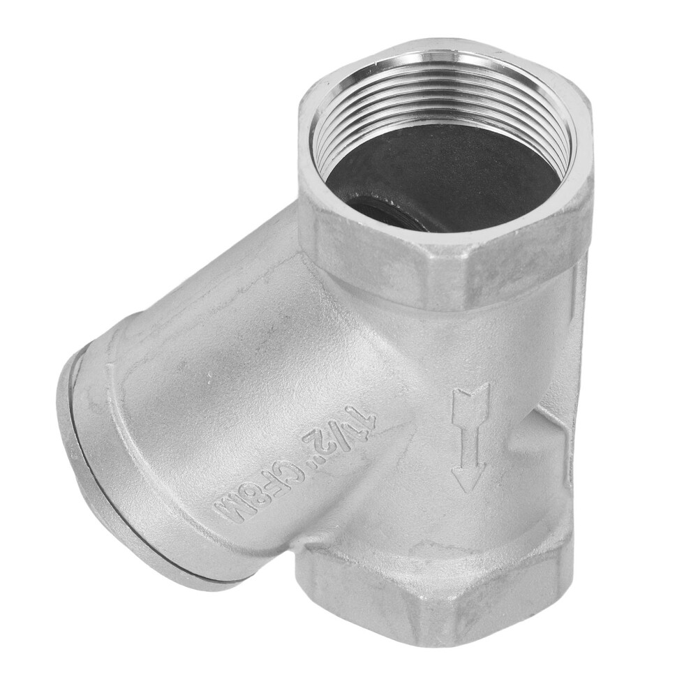 1.5In Y Strainer 304 Stainless Steel Corrosion Resistant For Water Oil Gas 3391351621936