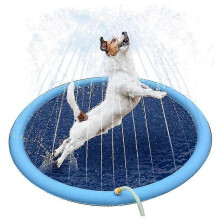 Dog Splash Pool Splash Pad Durable Dog Water Toys, Inflatable Swimming Pool