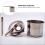 1Pc White Stainless Sprayer DIY Painting Clay Tool 6