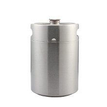Stainless Steel Beer Keg 5L Sealed Cover For Home Brewing Camping And Hiking Keeps Beverages Fresh