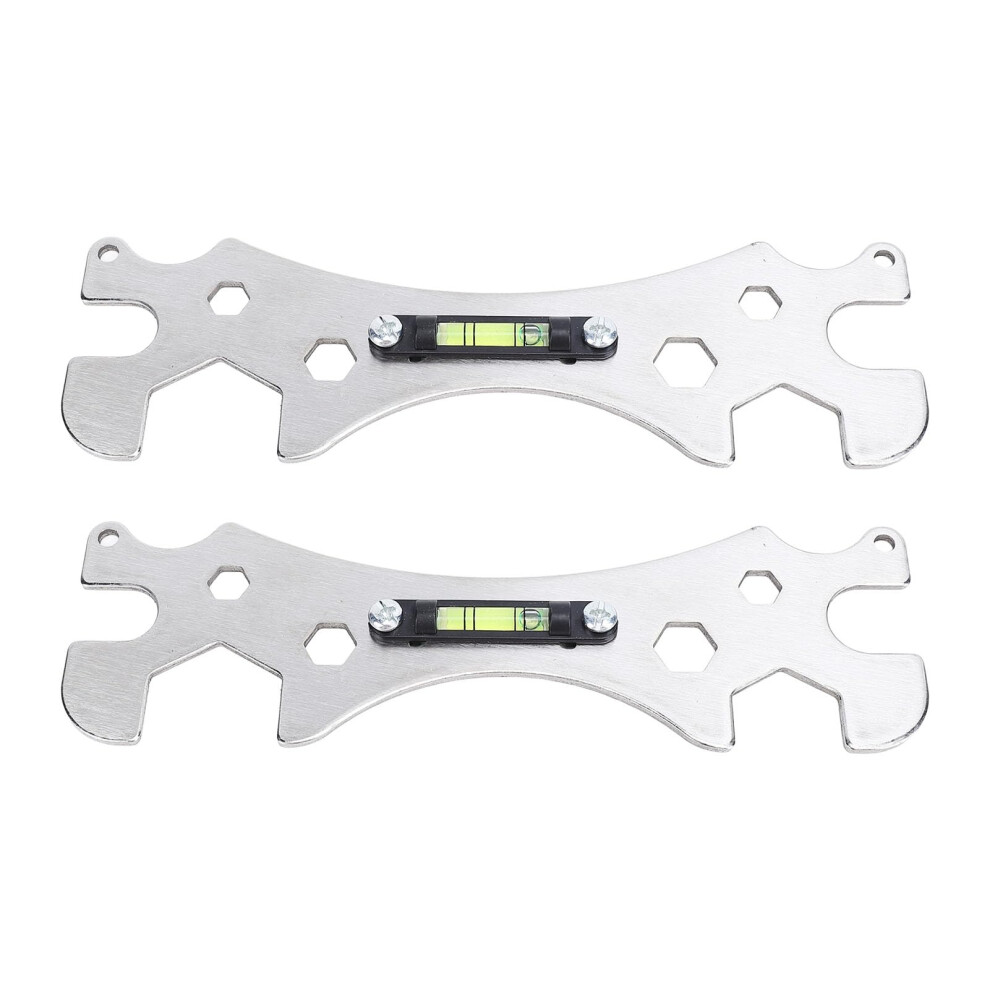 Portable Bathroom Repair Wrench With Built In Level Universal Shower Spanner For Taps Hoses And Shower Accessories 9393856919857