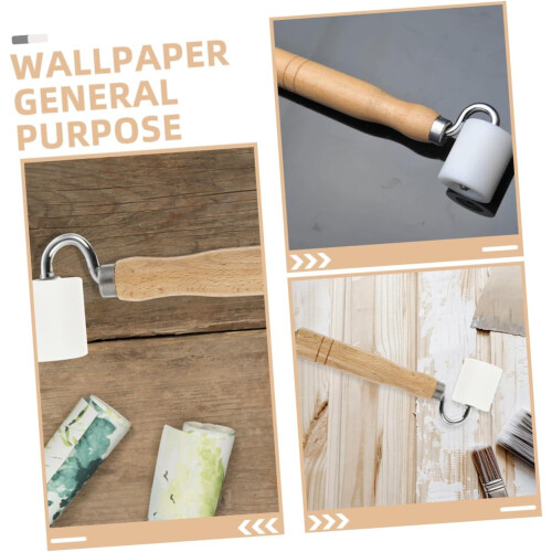 Seam Roller For Wallpaper 2-Pack - Auto Sound Deadening, Roofing Tool, Ergonomic Handle 1