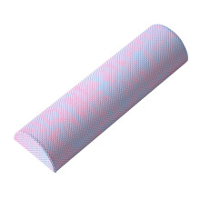 EVA Foam Roller Back Massage And Stretching 60cm Nonslip Half Yoga Roller For Home Pilates Fitness Gym