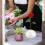 20 blumenhalter mit griff für brautstrauß 6