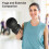 Yoga Foam Roller - High-Density EVA Foam, Wave Textured Surface, Trigger Point Back Massager, Spine Alignment Massage 2