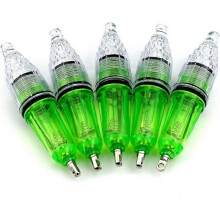 5 piece set 4.7 inches (about 11.9 cm) deep and super waterproof LED fishing light disco flashing 7