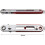 Multi-Function Double-Way Ratchet Wrench 1/4 Inch 6.35mm Quick Release Socket Wrench Flat Head Key Hand Tool 2