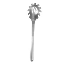 Stainless Steel Pasta Spoon Noodle Strainer With Drain Design And Spaghetti Server For Home And Restaurant Use