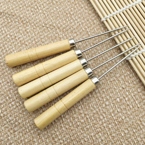 10pcs wooden handle needle for paper modeling and quilling 1