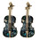 2 pcs cello-shaped alloy brooch for clothes decoration 2